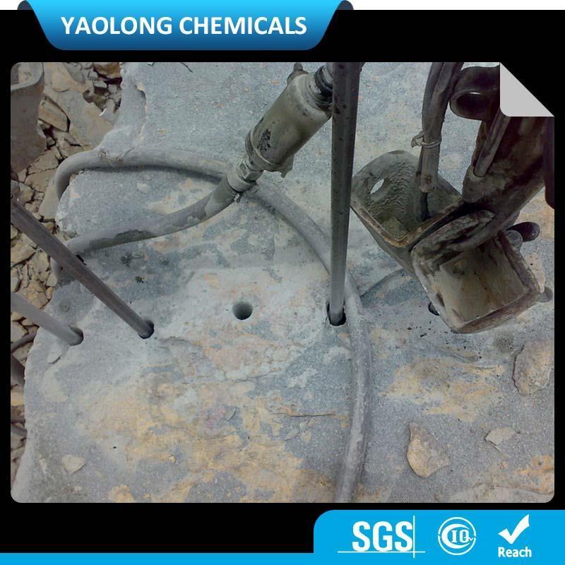 Stone melting chemicals high soundless cracking agent eapansive mortar for sale