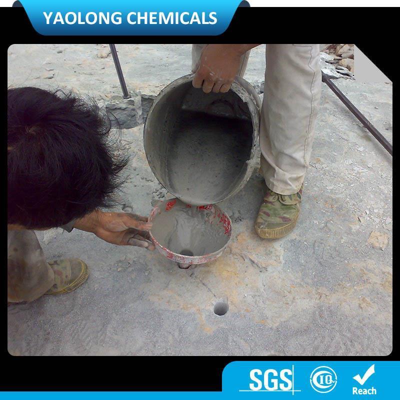 Stone melting chemicals high soundless cracking agent eapansive mortar for sale