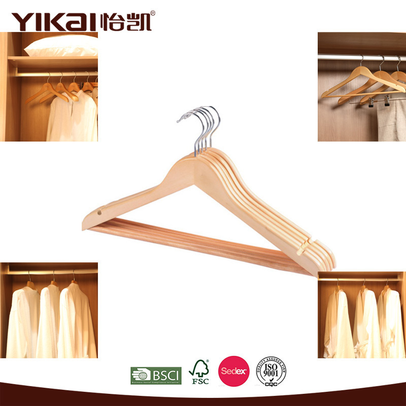 Premium Durable Slim Coat Wooden Hangers with 360-Degree Rotatable Hook Hangers Wood