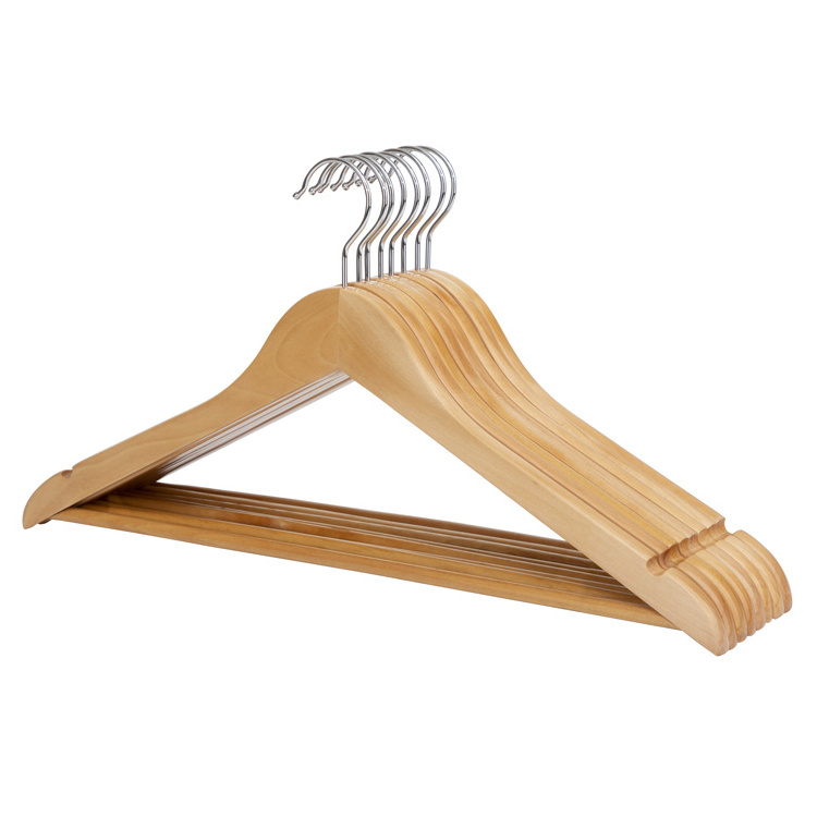 Wholesale Wooden Shirt Hangers Coat  Manufacturer for Wood Clothes Hangers