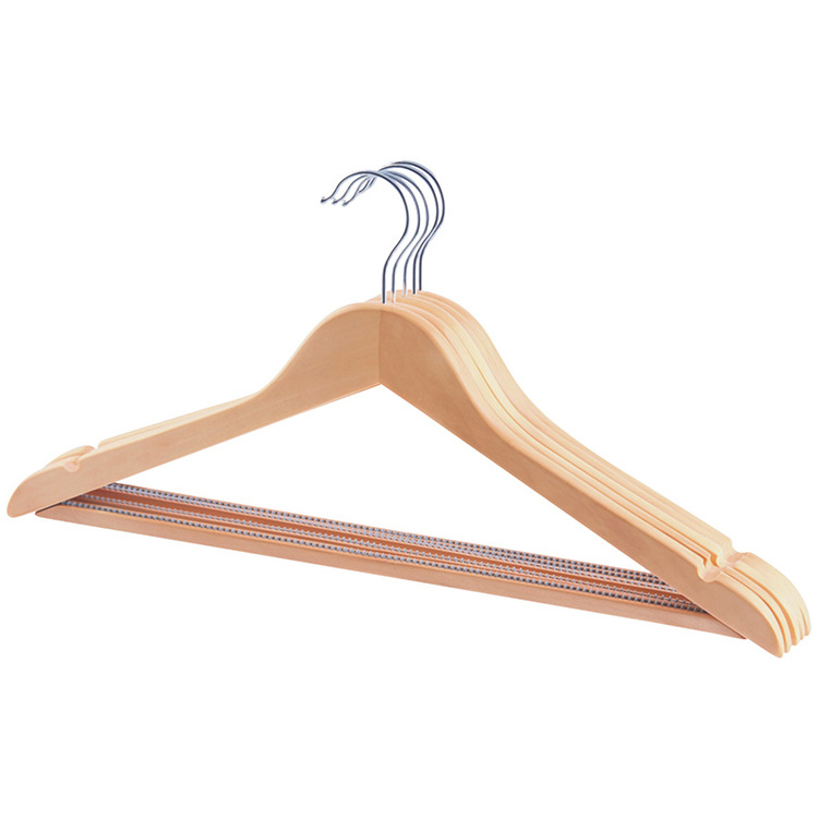 2021 Best Selling Anti - slip Nature Wooden Clothes Hanger Rack