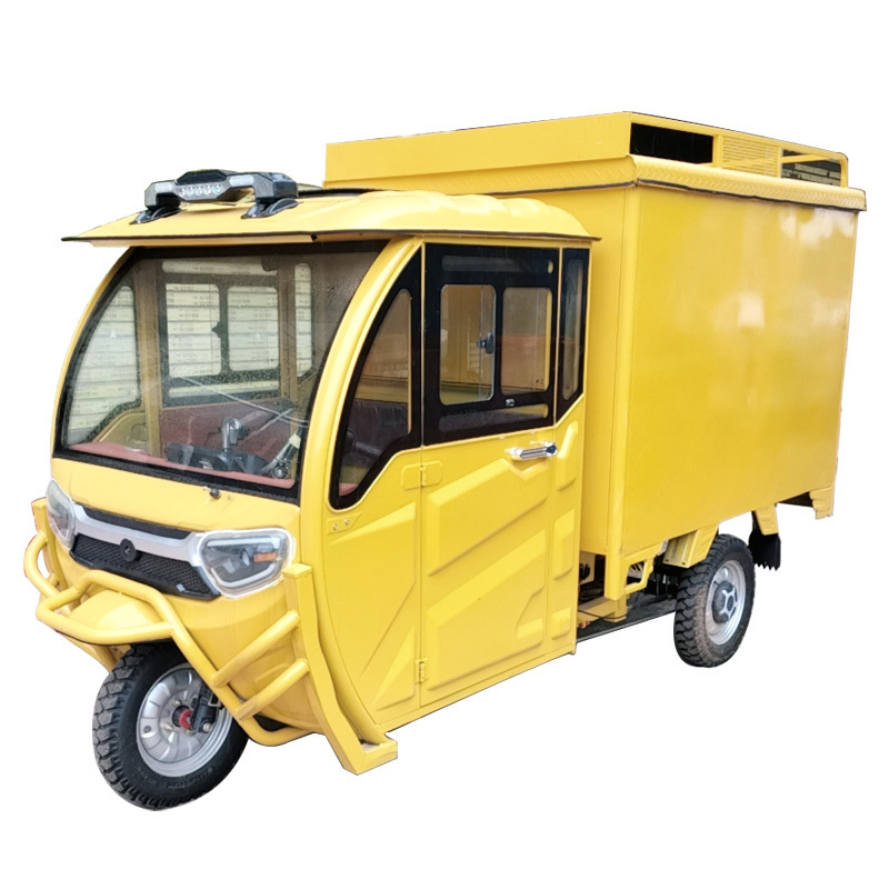 2023 Hot Selling Updated Design Closed Cargo Truck Express Delivery Tricycle Cargo Truck