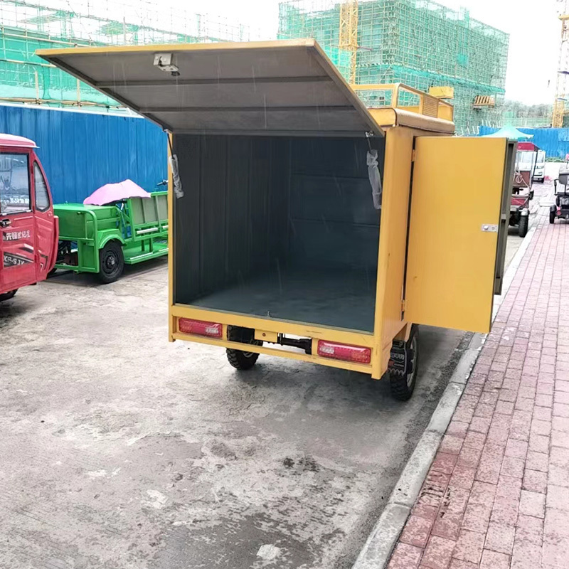 2023 Hot Selling Updated Design Closed Cargo Truck Express Delivery Tricycle Cargo Truck