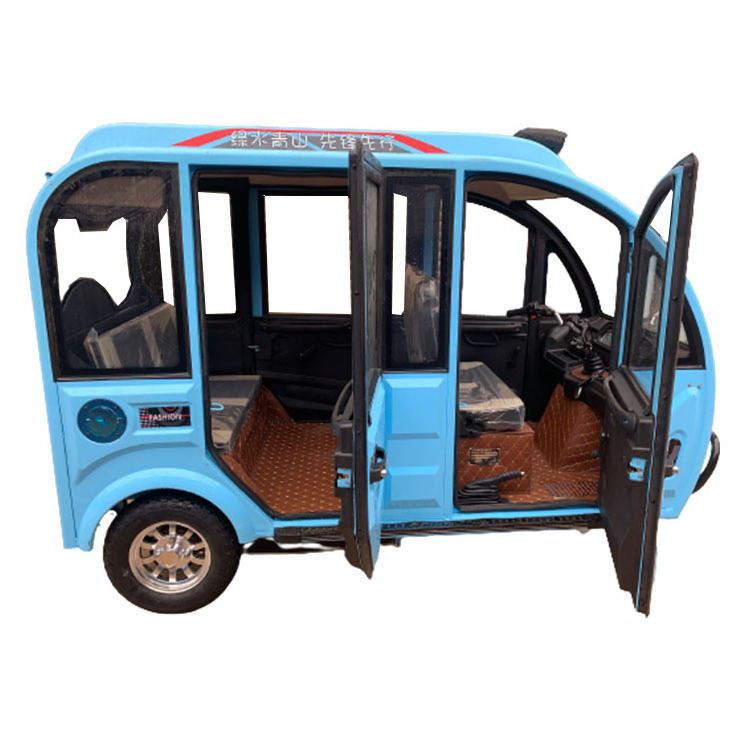 Manufacturer price electric trike Enclosed  5  doors 3 wheel delivery car with low price