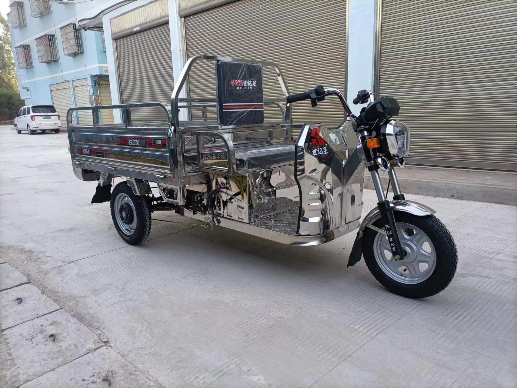 1000W motor 3 wheel electric van cargo  rickshaw triciclo with wagon tricycle electrico trike tricycle for adulto cargo