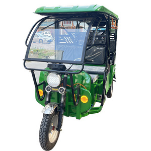 Professional Production High Quality Green Electric Rickshaw China 8 Passenger Tricycle Electric Rickshaw