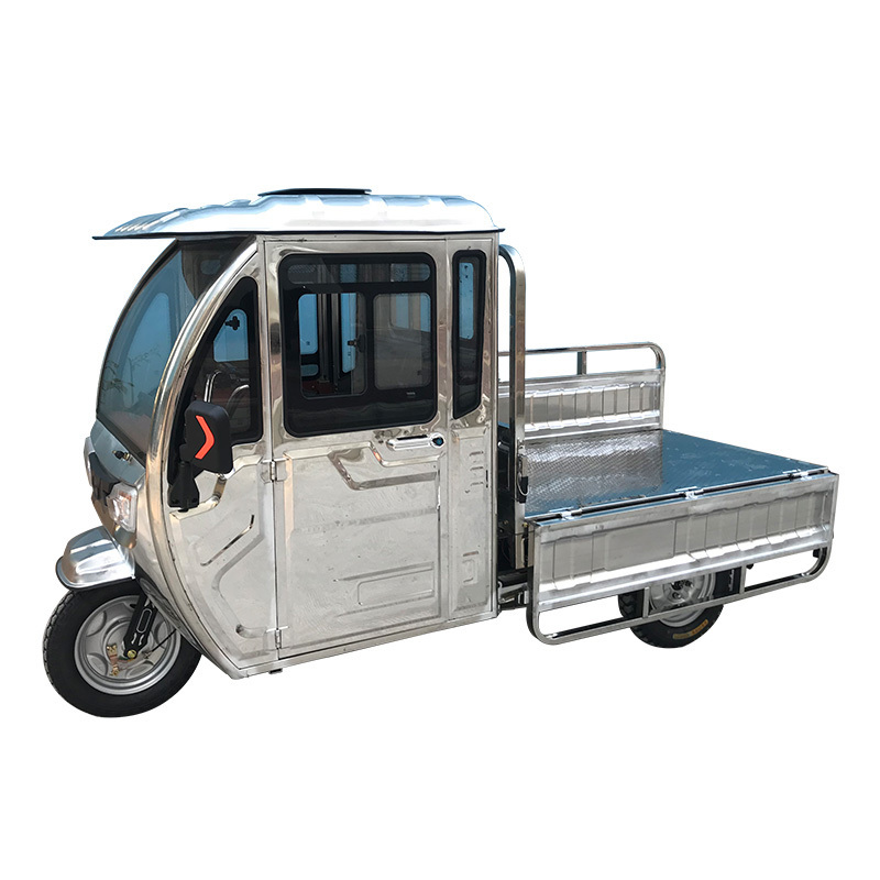 China'S High Quality 3 Wheel Delivery Car Front Loading Cargo Tricycle