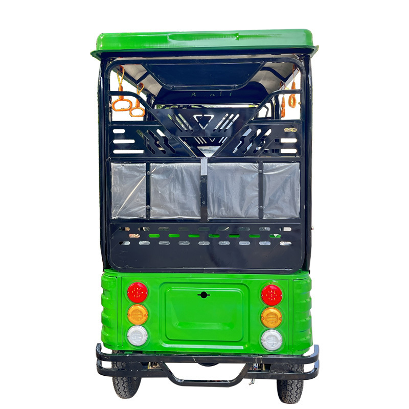 Professional Production High Quality Green Electric Rickshaw China 8 Passenger Tricycle Electric Rickshaw