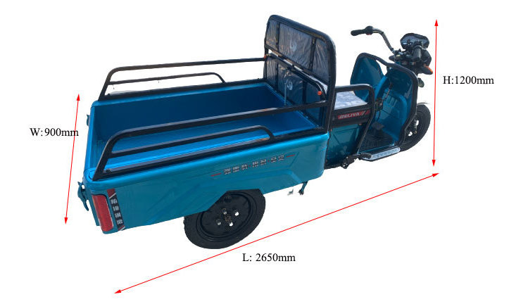 Factory price  customize electric cargo tricycle 3 wheel electric for cargo with cheap price