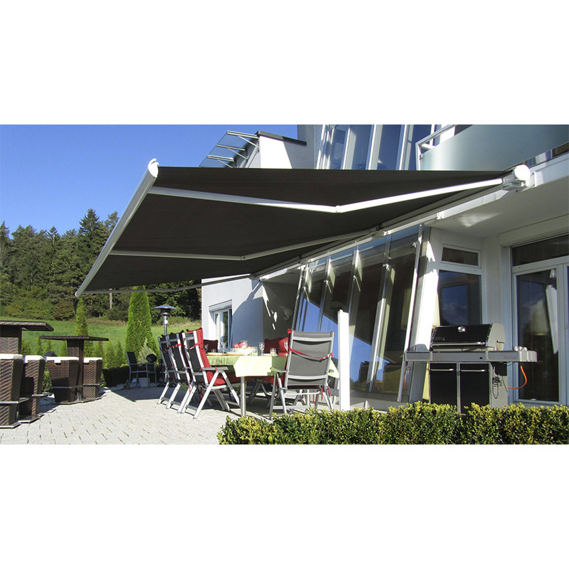 High Quality Outdoor Waterproof Electric Folding Arm Full Cassette Retractable Canopy Awning