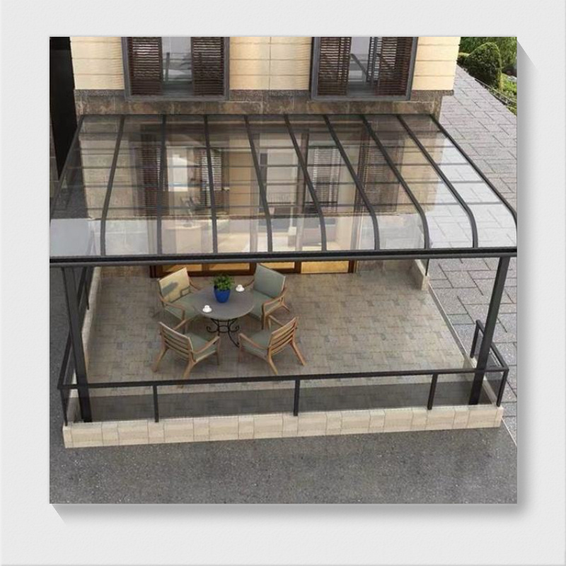 Patio Cover With Sturdy Aluminum Polycarbonate Outdoor Awning Waterproof Garden Canopy