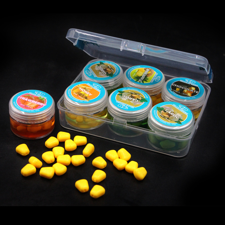 Selco Carp Fishing Soft Bait Artificial Corn Lure with Different Flavors and Smells Liquid Powdery Granular Additive