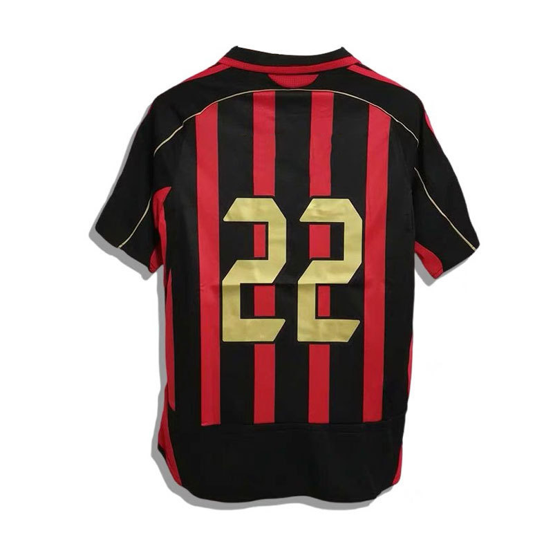 Hot selling classic Milan retro football jersey Thailand high-quality custom football jersey