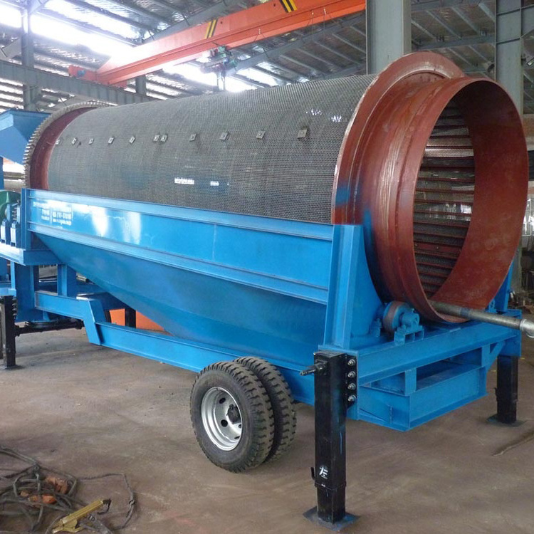 Mobile Mini Gold Mining Trommel Wash Plant For Sale