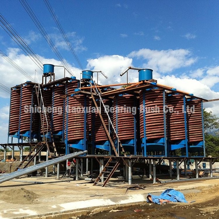 Spiral gravity chute concentrator machine price, Mineral copper gold Ore Concentrator Processing production Plant