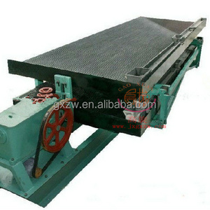 Mineral concentrate gemini double deck shaking table, gold shaker table price