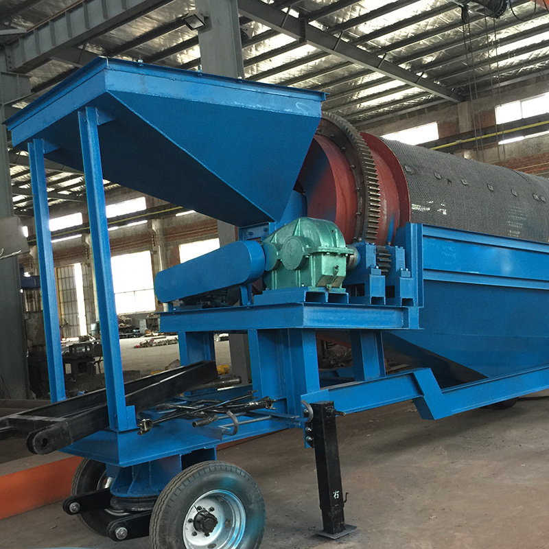 Mobile Mini Gold Mining Trommel Wash Plant For Sale