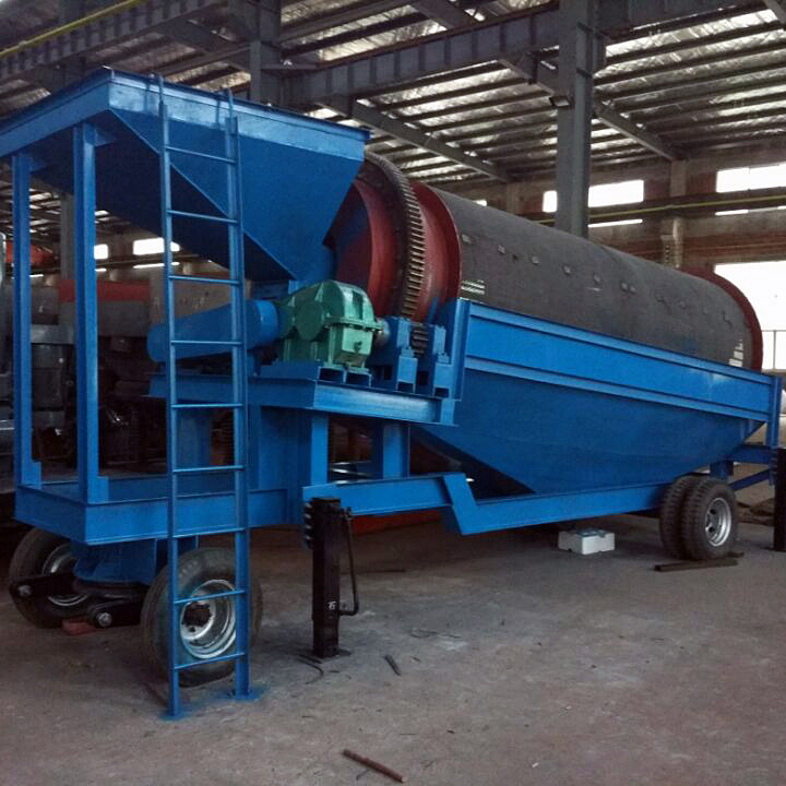 Mobile Mini Gold Mining Trommel Wash Plant For Sale