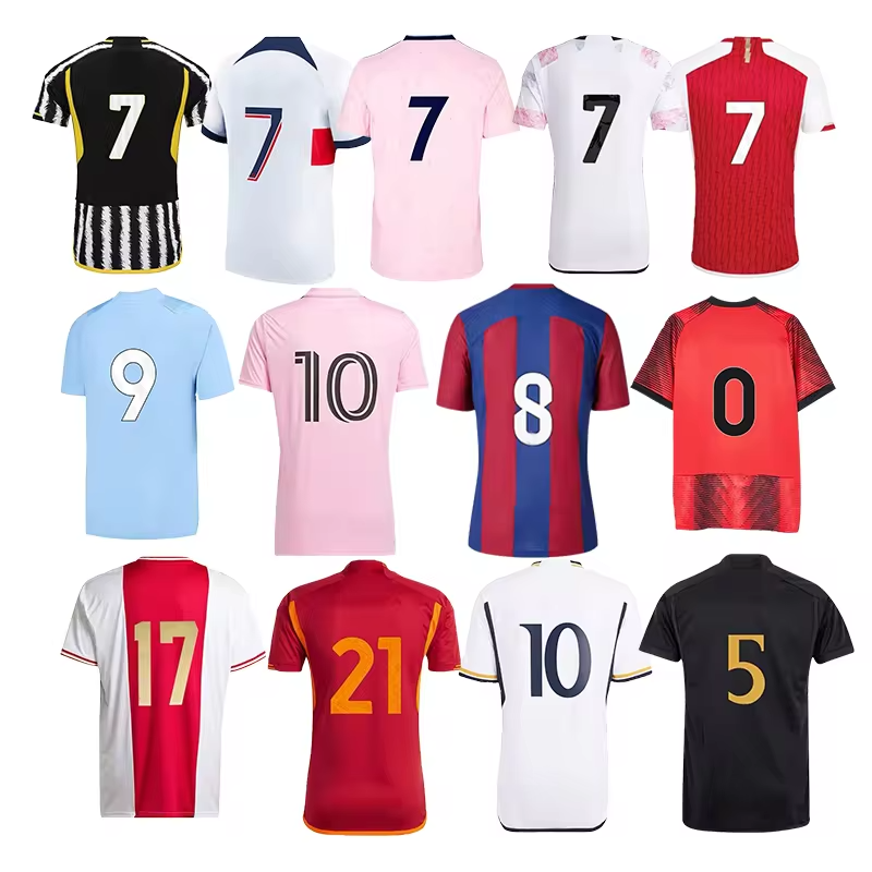 hot selling new customization overseas football jerseys men soccer uniform