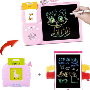 Best Gift Children Playing Speech Therapy Machine Toys 224 Sight Words Educational Talking Flash Card With graphic tablet draw