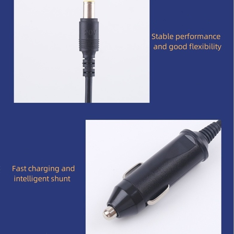 Guangying OEM/ODM car cigarette lighter male to DC7909 male power connection  outdoor shift energy storage power charging cable