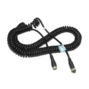 OEM/ODM wholesalers M12 4Pin Aviation Connector Male to Female / Rear View Camera Extension Spiral Cable manufacturers suppliers