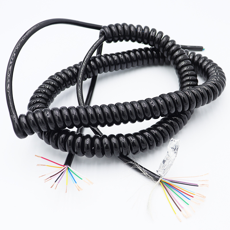 OEM/ODM Direct Wholesale price Brand top quality electric cable 3 -12 core  factory Coiled Cable manufacturer