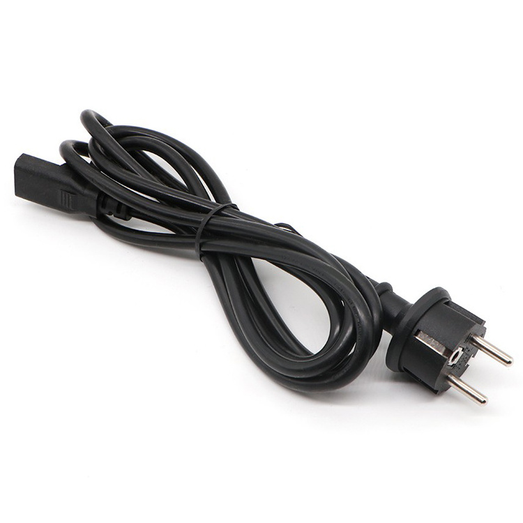 Dongguan Guangying OEM/ODM High Quality 3 Pin 16A Plug C13 Connector Black Italia Standard Power Cord IMQ custom power Cable