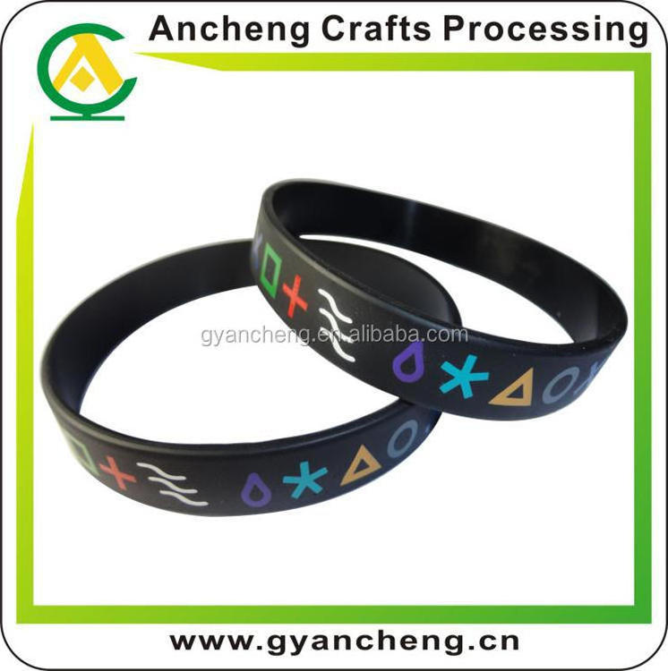 Personalised silicone wristbands bracelet for  promotional gifts