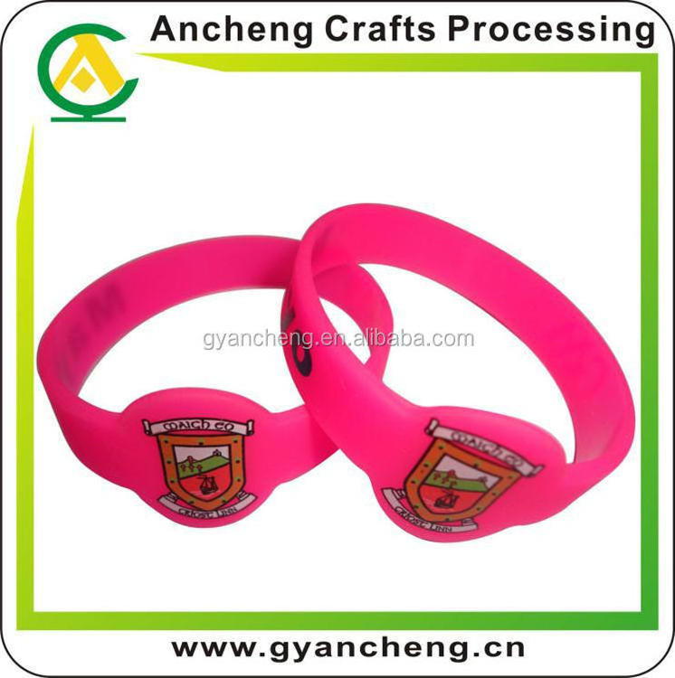 Personalised silicone wristbands bracelet for  promotional gifts