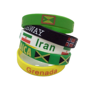 Personalised silicone wristbands bracelet for  promotional gifts