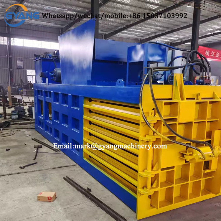 Hydraulic Horizontal Cardboard Baler Scrap Metal Recyclable Waste Baler Price