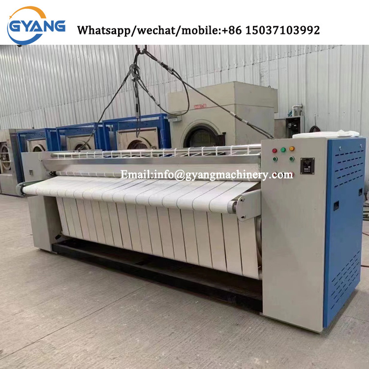 3300mm 2 Rollers Flatwork Ironing Machine Commercial Curtain Ironing Machine