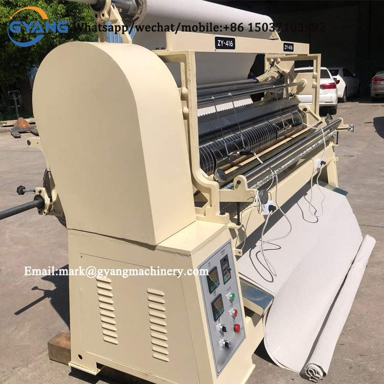 Automatic Curtain Pinch Pleat French Pleat Machine For Cloth Sunray Fabric Folding Pleating Machine 217