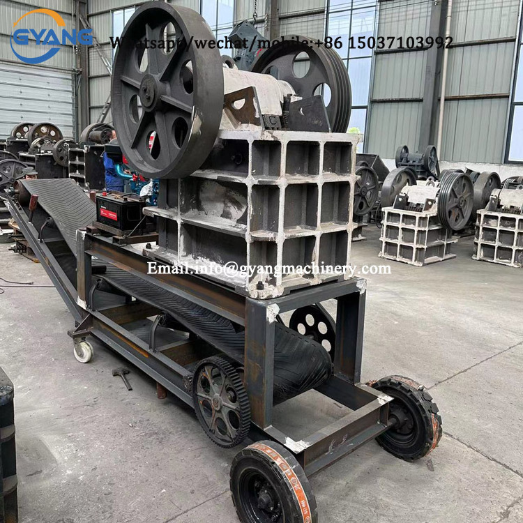 Small Jaw Crusher 250x400 Jaw Crusher Portable Mobile Mini Stone Rock Jaw Crusher For Sale