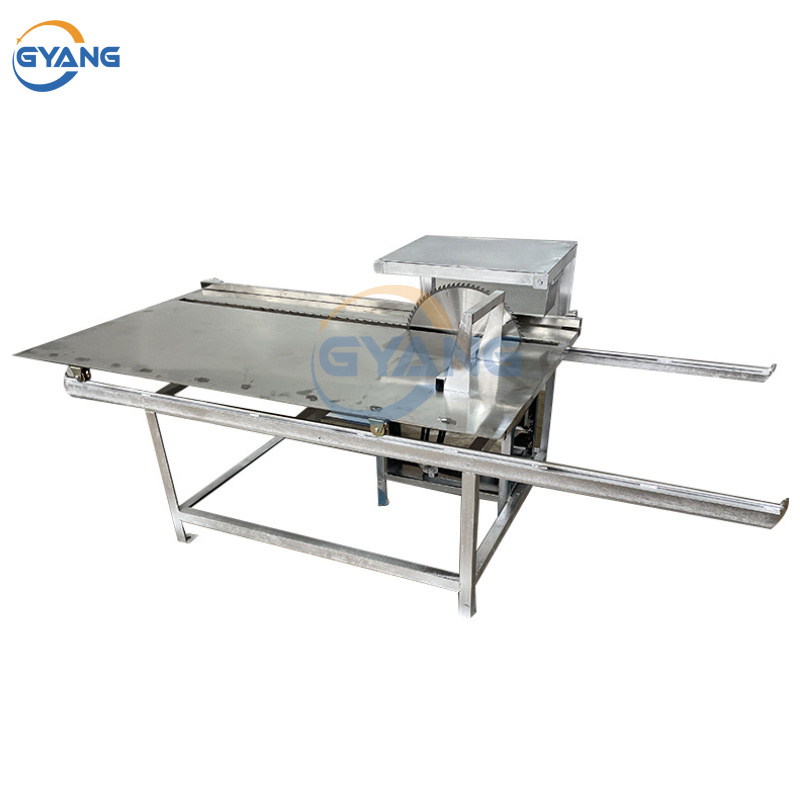 Industrial Ice Cutting Machine Mobile Hand Push Ice Block Cutting Saw Machine