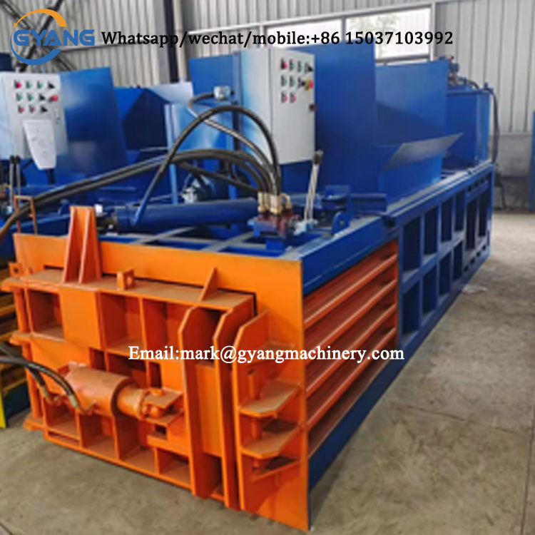 Hydraulic Horizontal Cardboard Baler Scrap Metal Recyclable Waste Baler Price