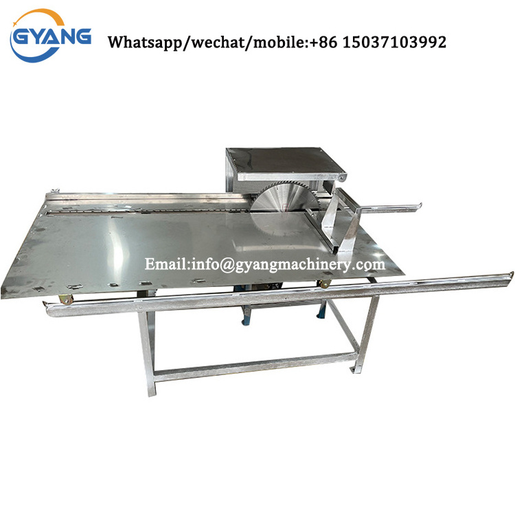 Industrial Ice Cutting Machine Mobile Hand Push Ice Block Cutting Saw Machine