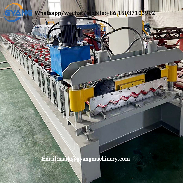 Roofing Sheet Making Machine Production Line Roll Forming Machine Steel Roof Tile Manufacturing Machine