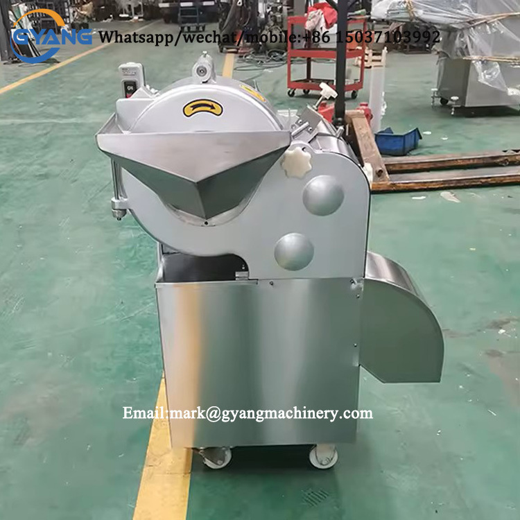 High Quality Commercial Automatic Potato Carrot Onion Pepper Vegetable Dicer Machine With Different Cube Sizes