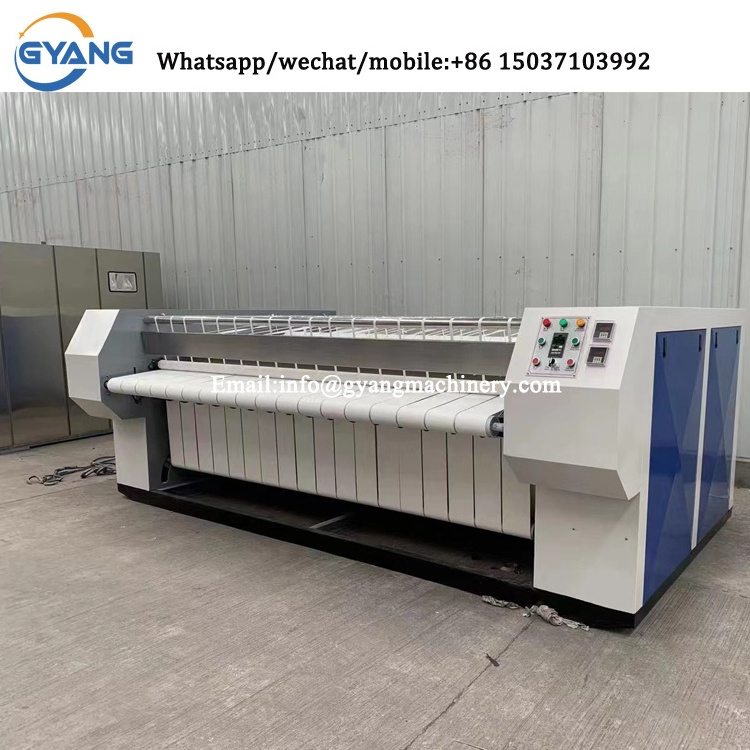 3300mm 2 Rollers Flatwork Ironing Machine Commercial Curtain Ironing Machine