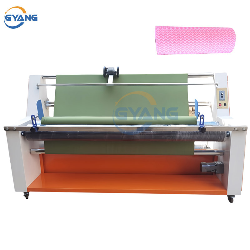 Automatic Textile cotton Cloth Winder Machinery / Fabric Coiling Folding Cutting Machine /fabric Rewinder