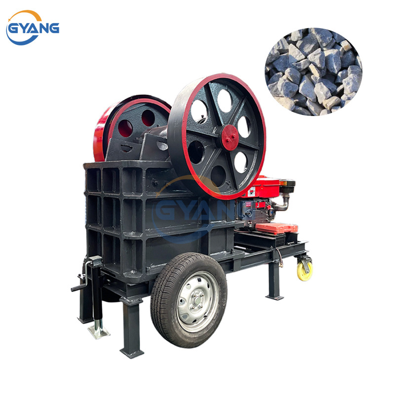 Small Jaw Crusher 250x400 Jaw Crusher Portable Mobile Mini Stone Rock Jaw Crusher For Sale