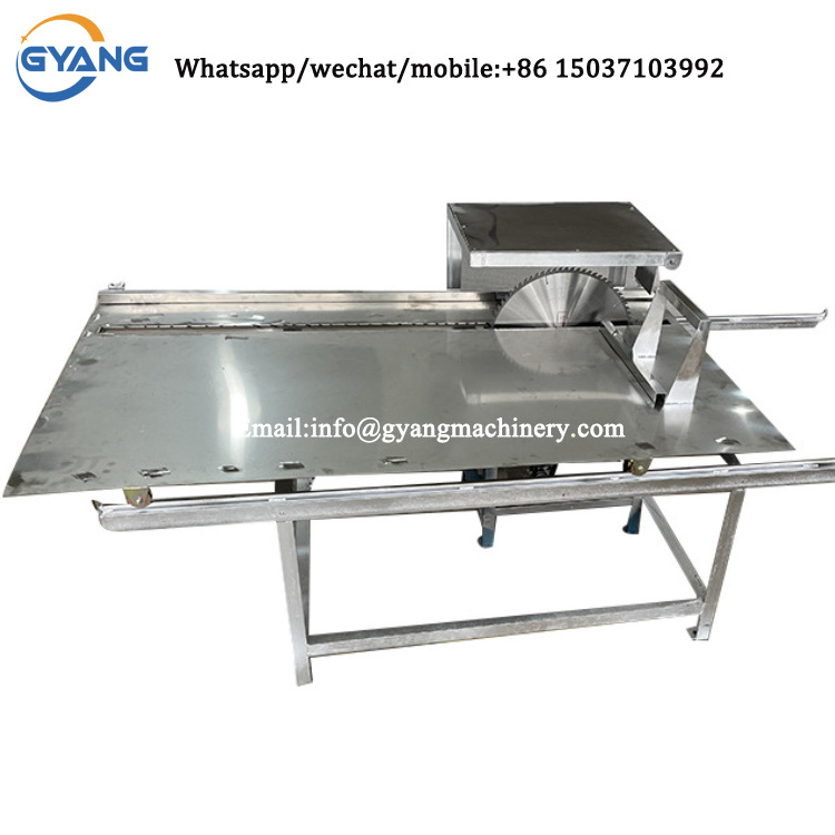 Industrial Ice Cutting Machine Mobile Hand Push Ice Block Cutting Saw Machine