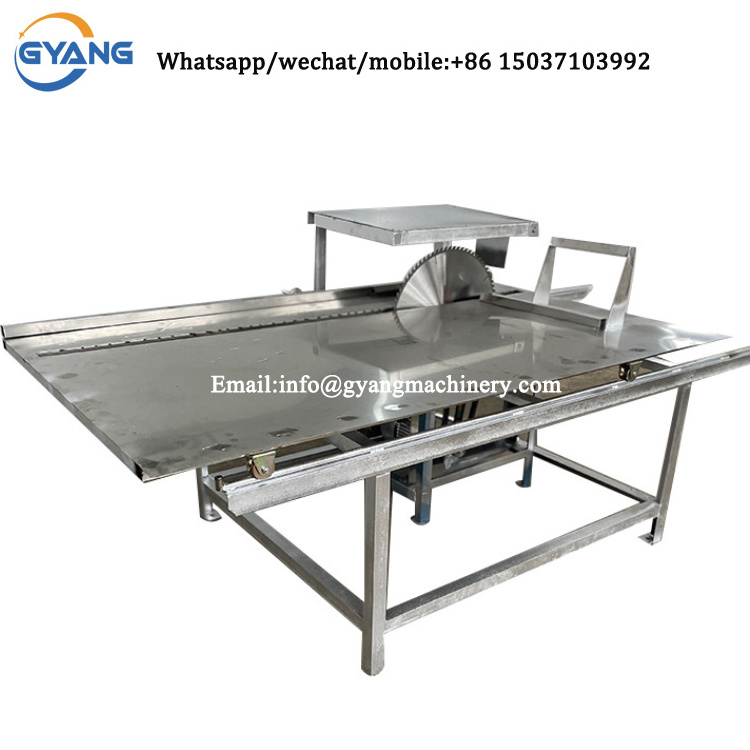 Industrial Ice Cutting Machine Mobile Hand Push Ice Block Cutting Saw Machine