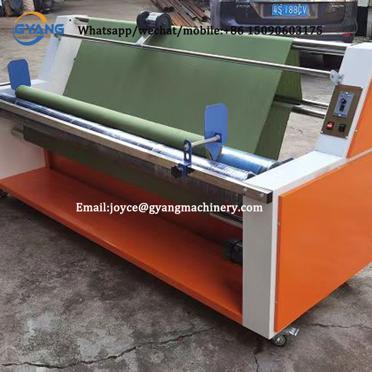 Saree Cloth Rolling Machine Fabric Roll Slitting Cutting Machine/Fabric Rewinder