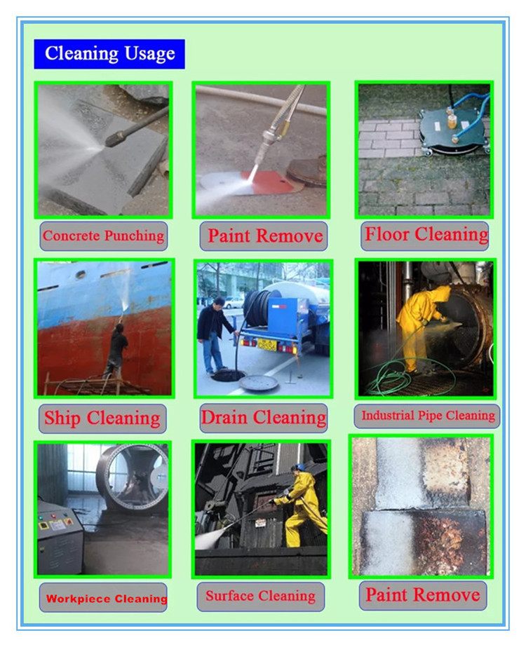 Good Quality High Pressure Washer Machine Water Jet Power Tank Cleaning Equipment