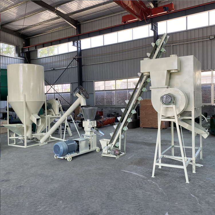 Pelletizer machine for rabbit food  feed pellet granulator machine production line  feed pellet manufacturing equipment