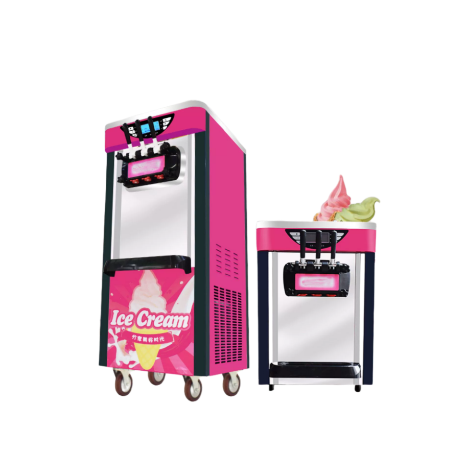 Swirl Freeze Maker Making Ice-cream Machine Icream American Spaghetti Italian Ice Cream Machinery Machines For Ice Cream Shops