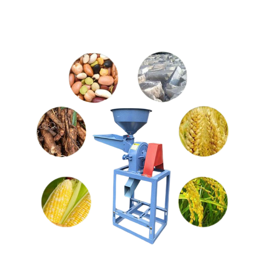 Stainless Steel Flour Mill Machine Wheat Corn Milling Equipment Spices Grinder Small for Home Use